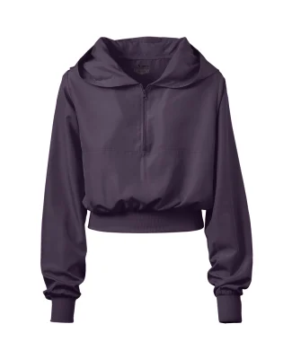 Soffe 1489V JRS SQUAD QTRZIP HOODIE in Deep purple 525