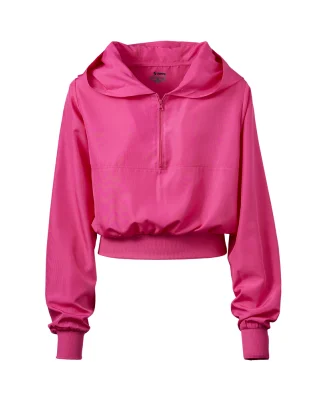 Soffe 1489V JRS SQUAD QTRZIP HOODIE in Pixie pink 675