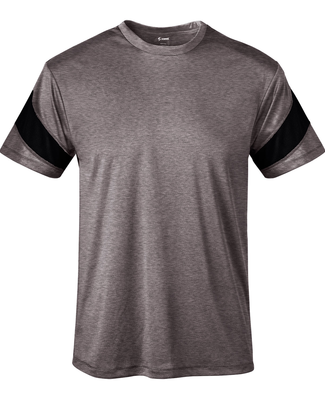 Soffe 1494M Adult SS Ins Tee in Grey heather 0fh