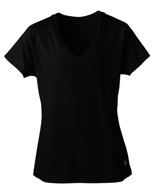 Soffe 1505V JRS PERFORMANCE TEE in Black 001