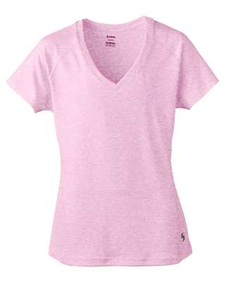 Soffe 1505V JRS PERFORMANCE TEE in Pink lemonade heather 96e