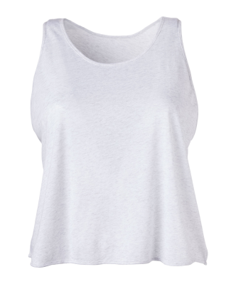 Soffe 1824C CURVES DANCE CROP TANK in Ash 056