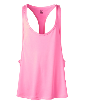 Soffe 1517V JRS DEEP ARMHOLE TANK in Pink lemonade 673