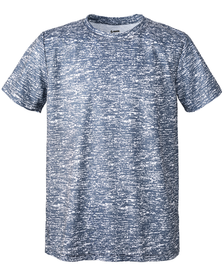 Soffe 1533B BOYS MELANGE PERFORMANCE TEE in Gunmetal heather 90l