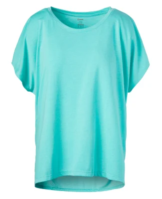 Soffe 1777V JRS PERFECTLY OVERSIZED TEE in Filtered turq heather 348