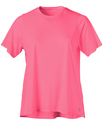 Soffe 1795C CURVES BEST FITTING TEE in Shocking pink 653