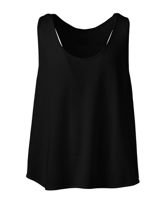 Soffe 1824V JRS DANCE CROP TANK in Black 001