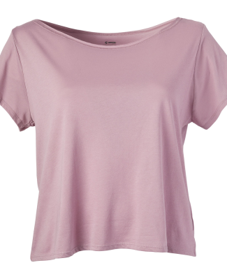 Soffe 1835C CURVES DANCE TEE in Chalk purple 579