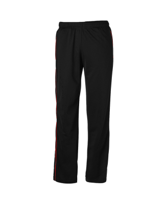 Soffe 3245 Tricot Pant Brush in Black/red 943
