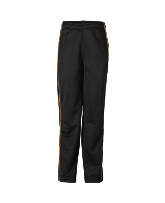 Soffe 3245Y Tricot Pant Brush in Black/orange 939