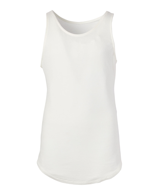 Soffe 1952V JRS FASHION RIB TANK in White on white 103