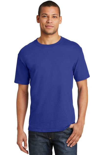 5180 Hanes Beefy-T in Deep royal