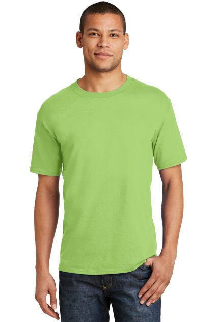 5180 Hanes Beefy-T in Lime