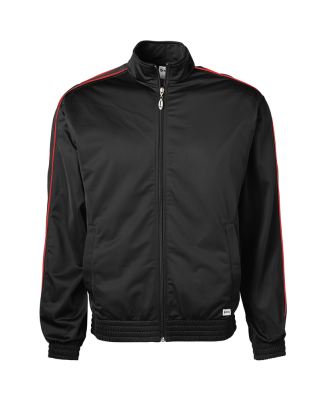 Soffe 3265 Tricot Jckt Brush in Black/red 943
