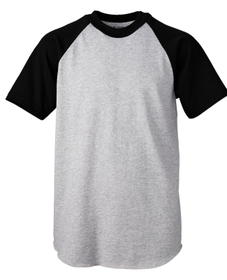 Soffe 208B Youth B/B Tee in Black ew8