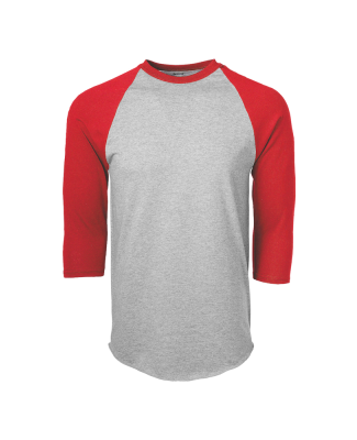 Soffe 210M Adult B/B Tee Oxf in Red r6m