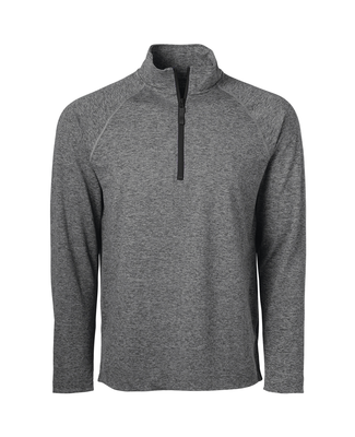 Soffe 2995M Mens QTR Zip in Grey heather 0fh