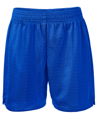 Soffe 4644G GIRLS TEAM MESH SHORT in Royal w13