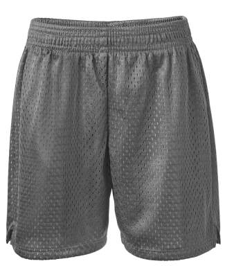 Soffe 4644G GIRLS TEAM MESH SHORT in Gunmetal w3r