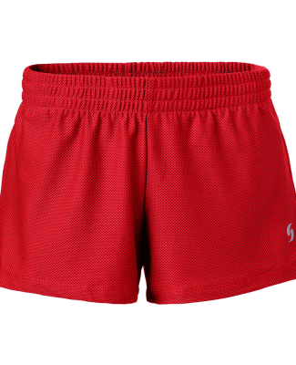 Soffe 4648V JRS MINI MESH SHORT in Red 620