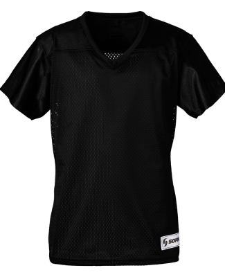 Soffe 4692V JRS FOOTBALL JERSEY in Black w01