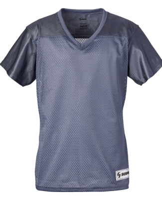 Soffe 4692V JRS FOOTBALL JERSEY in Gunmetal w3r