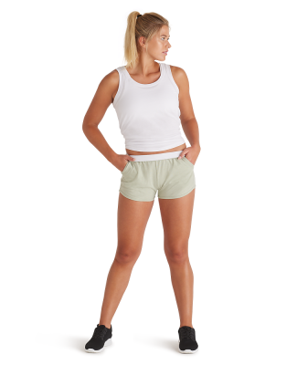 Soffe 5705V Jr Camp Short in Desert sage vee