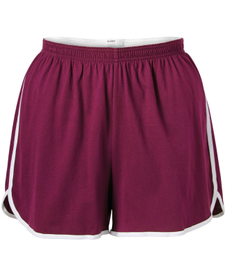 Soffe 5707C Dolphin Shortie in Maroon r7k