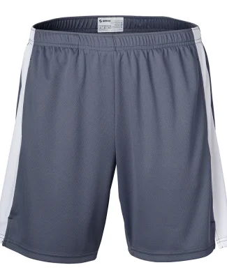 Soffe 4665M CLOSED HOLE MESH SHORT in Gunmetal w3r