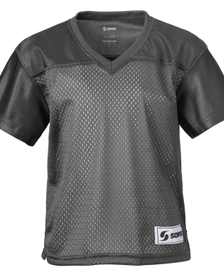 Soffe 4692G GIRLS FOOTBALL JERSEY in Gunmetal w3r