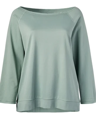 Soffe 5770C CURVES DANCE CREW PULLOVER in Vintage green 306