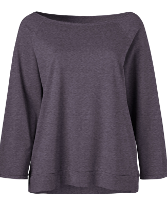 Soffe 5770C CURVES DANCE CREW PULLOVER in Grey heather 90m