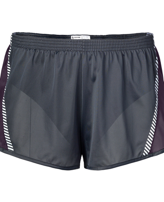 Soffe 4924M MENS ULTRA MARATHON SHORT in Dark steel/deep purple wbp