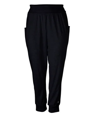 Soffe 5710C CURVES VICTORY CROP PANT in Black 001