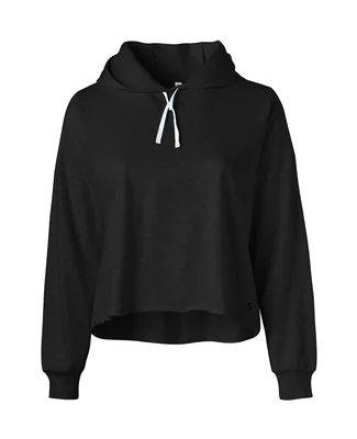 Soffe 5839V JRS CROP HOODIE in Black 001