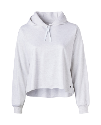 Soffe 5839V JRS CROP HOODIE in Ash 056