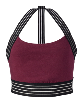 Soffe 5904V JRS TEAM SPORTS BRA in Maroon 603