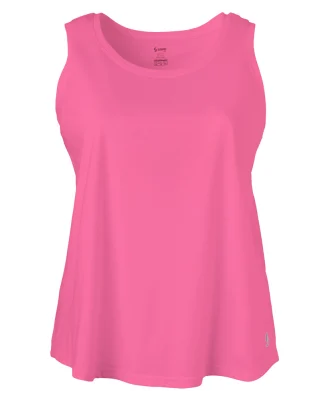 Soffe 6504C CURVES CAMP TANK in Shocking pink 653