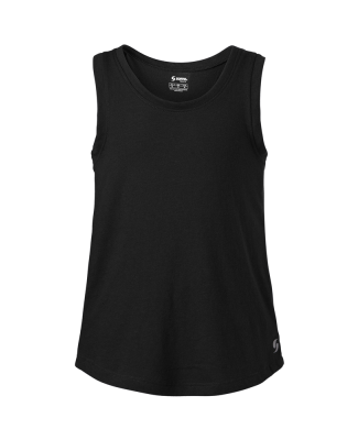 Soffe 6504G GIRLS CAMP TANK in Black 001