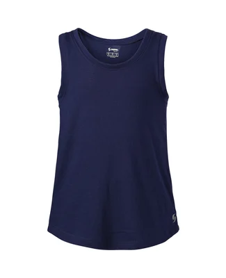 Soffe 6504G GIRLS CAMP TANK in Navy 410