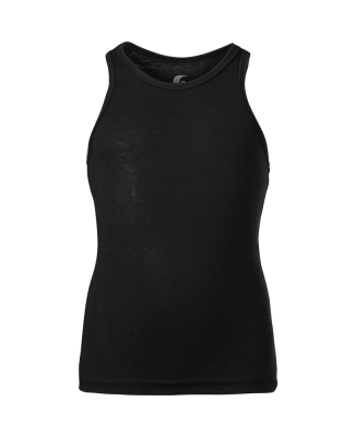 Soffe 6509G GIRLS CORE TANK in Black 001