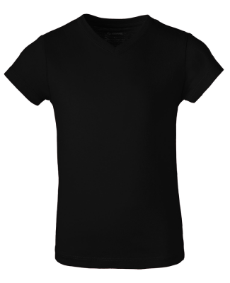 Soffe 6567G GIRLS CORE TEE in Black 001