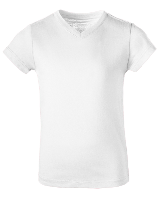 Soffe 6567G GIRLS CORE TEE in White 100