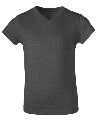 Soffe 6567G GIRLS CORE TEE in Grey heather 90m