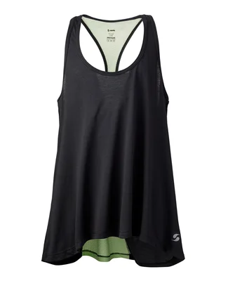 Soffe 6505V JRS SWING TANK in Black / washed lime w01