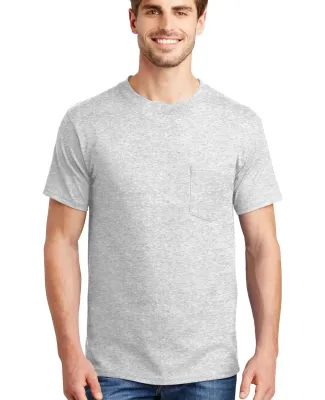 5190 Hanes® Beefy®-T with Pocket Ash