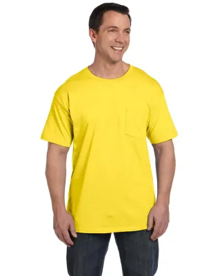 5190 Hanes® Beefy®-T with Pocket Yellow