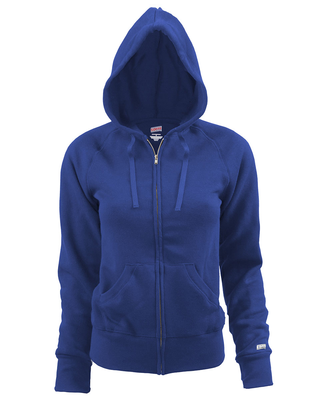 Soffe 7577V JR RUGBY ZIP HOOD CTTNPLY in True royal bhe