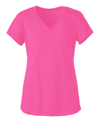 Soffe 6567V JRS CORE TEE in Neon pink 670