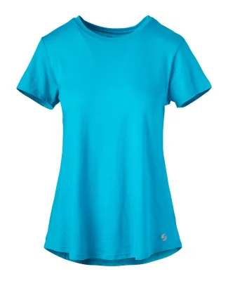 Soffe 7810V JRS LONG LEAN TEE in Teal 440